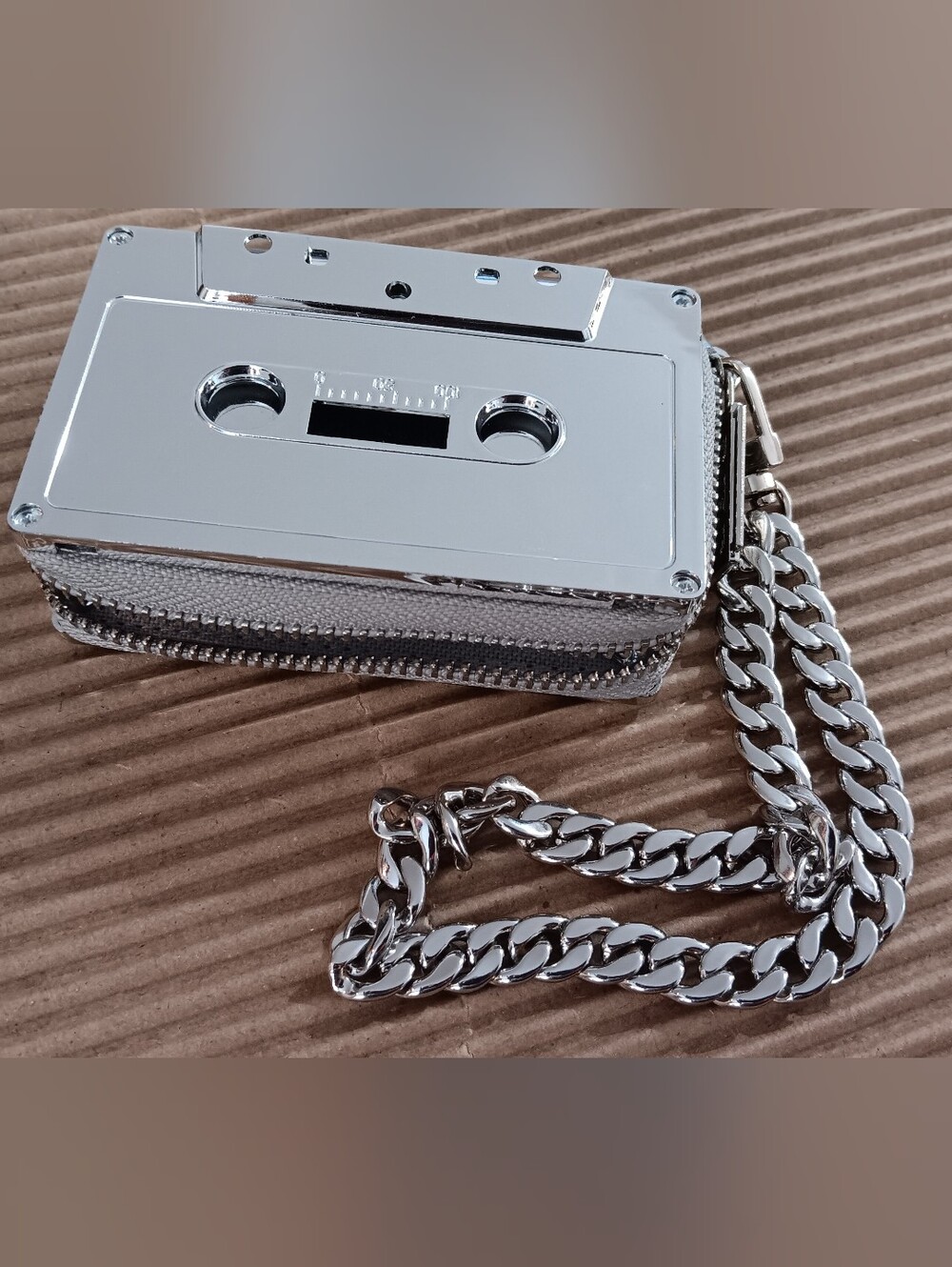 Cassette Tape Wristlet Wallet